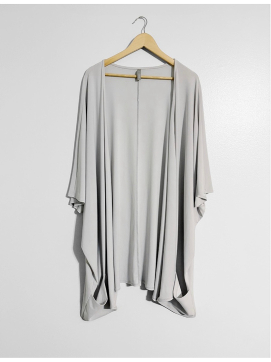Last Tango Sweaters - Last Tango Slinky Non Wrinkle Open Drape Cardigan